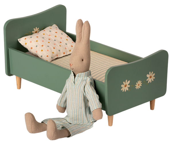 Cama de madera MINI - verde