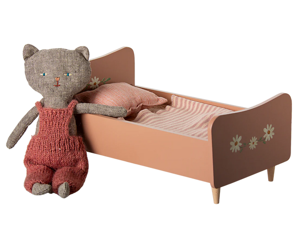 Cama de madera MINI - rosa