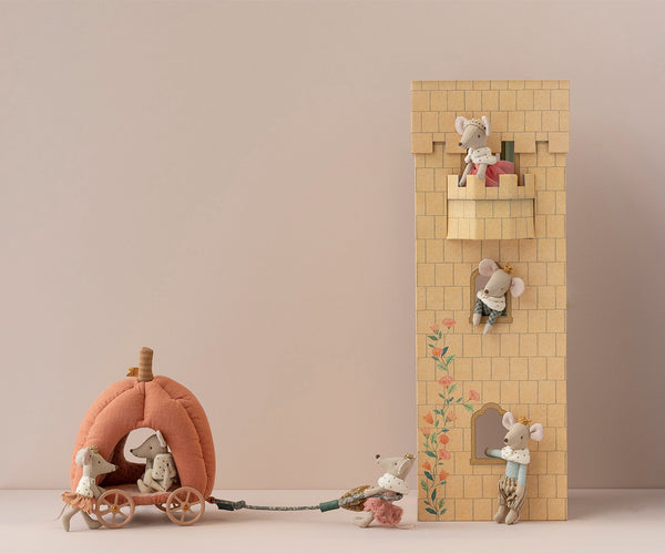 Carruaje calabaza Maileg, ratón (nueva versión)