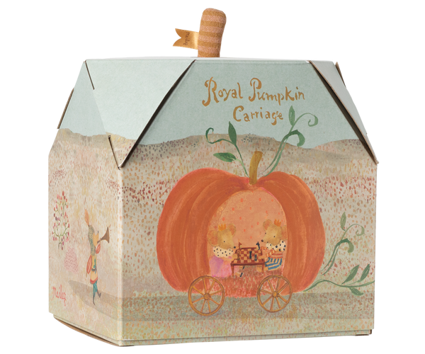 Carruaje calabaza Maileg, ratón (nueva versión)