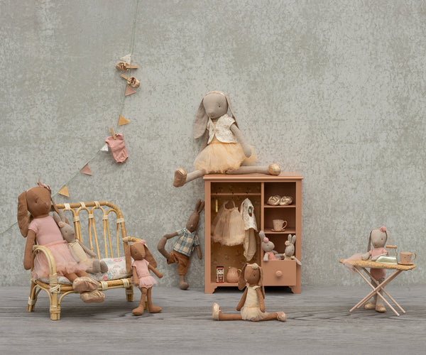 Plancha y tabla de planchar MINI - rosa empolvado