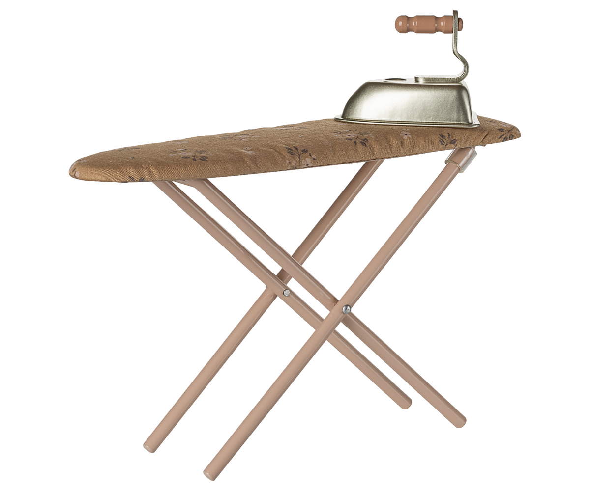 Plancha y tabla de planchar MINI - rosa empolvado