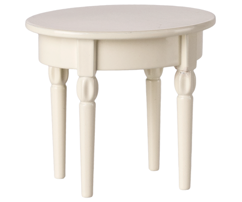 Mesa auxiliar madera blanca