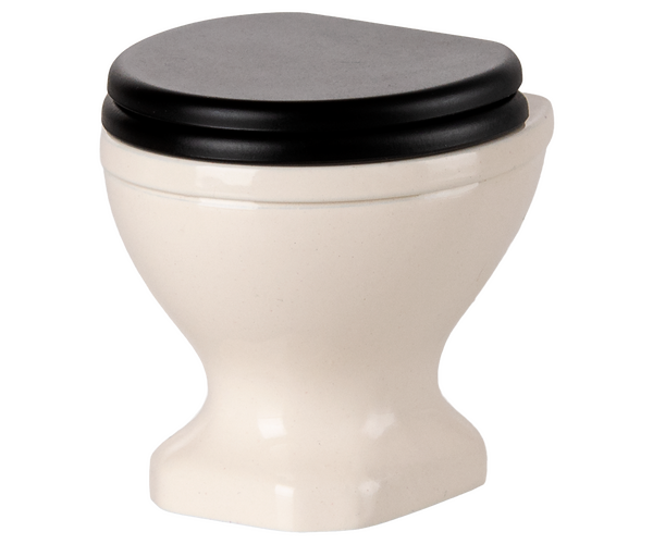 Inodoro blanco y negro - ratón