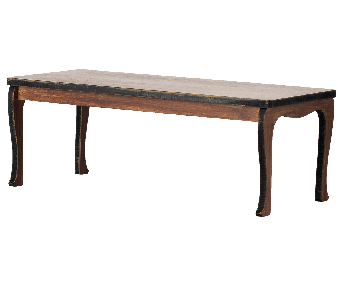 Mesa comedor larga ratoncitos - madera