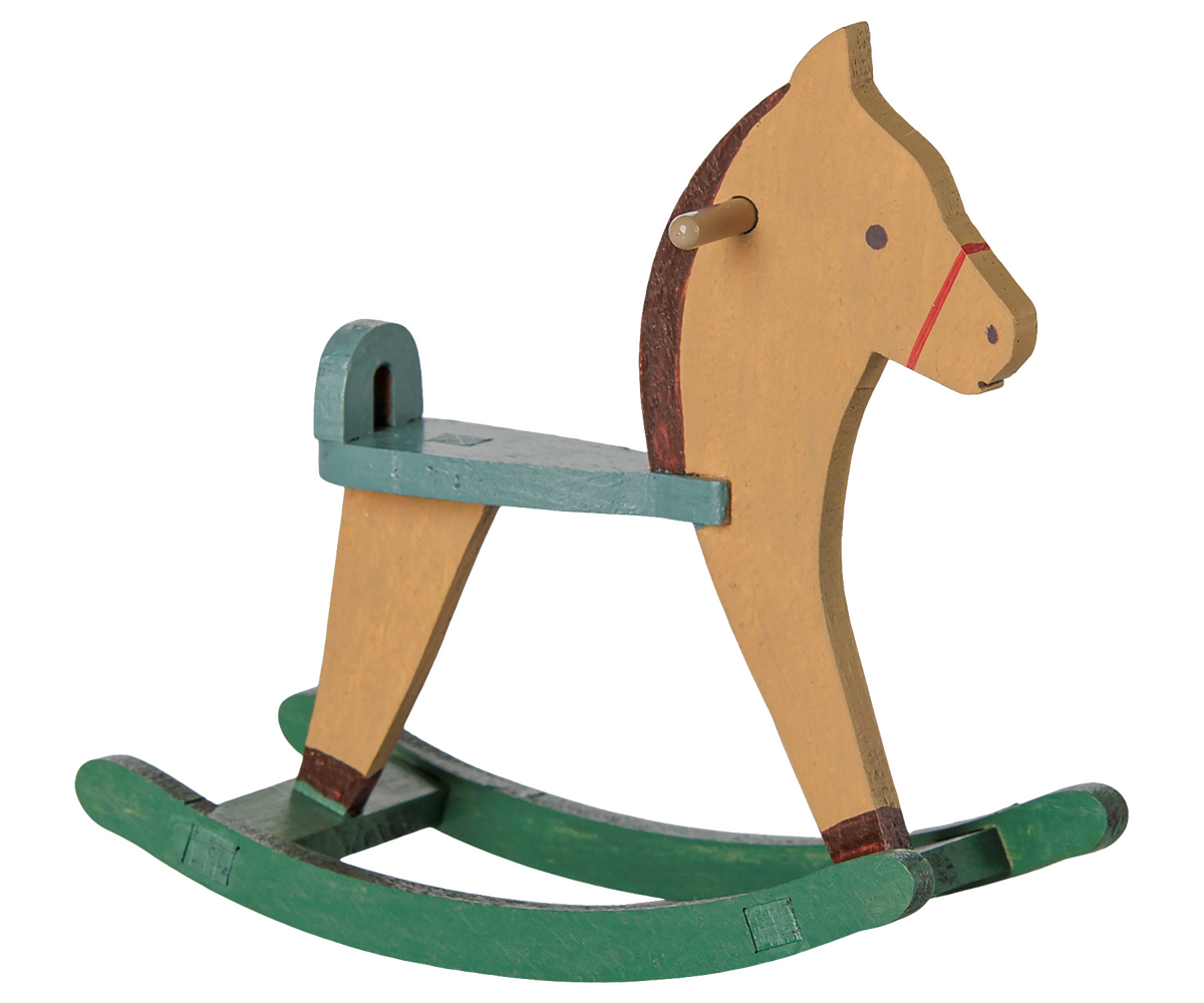 Caballito balancín para ratón - marrón claro