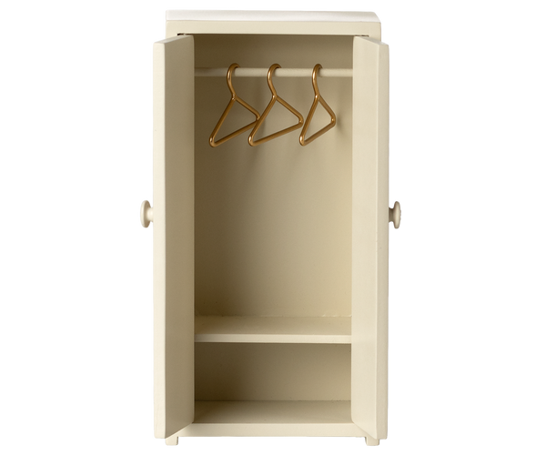 Armario de madera para ratoncito - crema