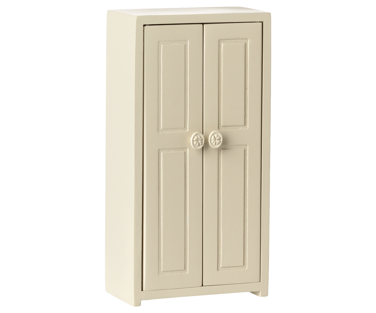 Armario de madera para ratoncito - crema