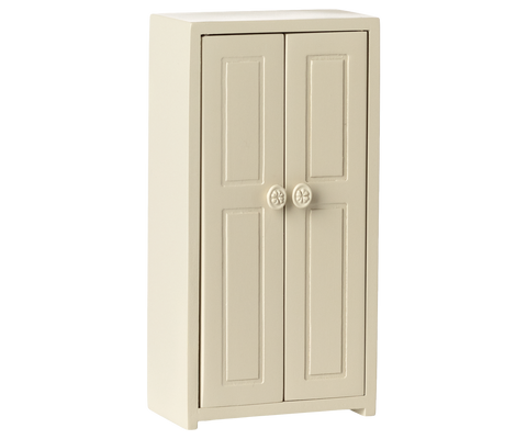 Armario de madera para ratoncito - crema