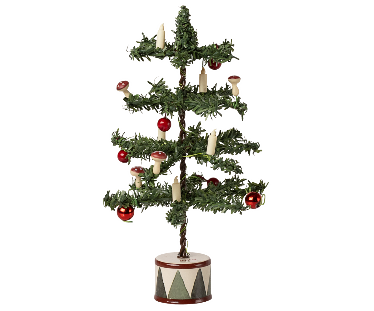 Árbol de Navidad para ratones con luces