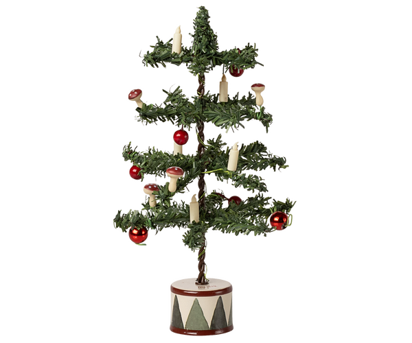 Árbol de Navidad para ratones con luces