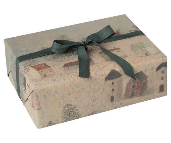 Papel de Regalo SANTA IS COMING - 10 metros