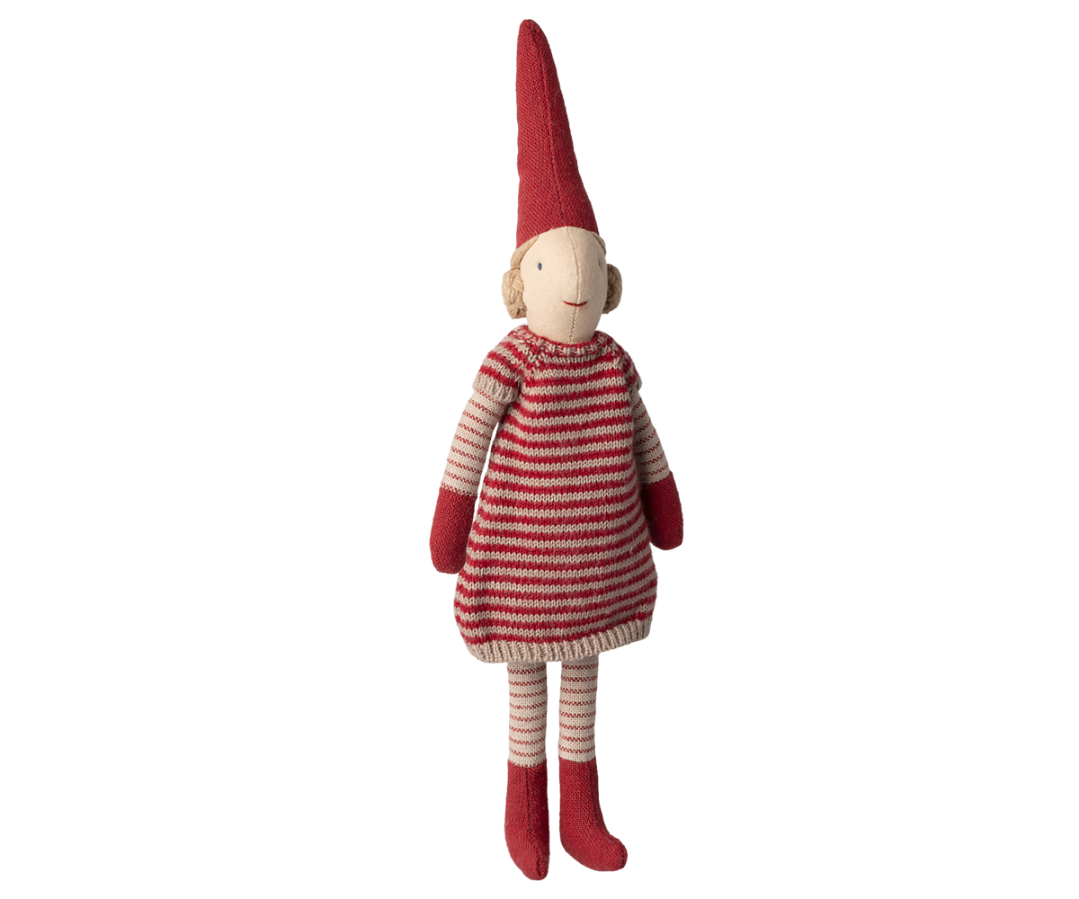 Pixy navideño talla 1 - chica vestido punto