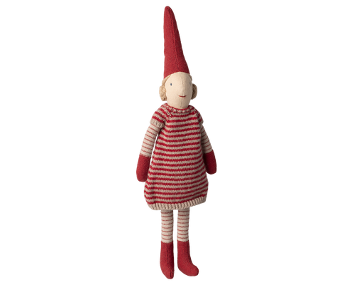 Pixy navideño talla 1 - chica vestido punto