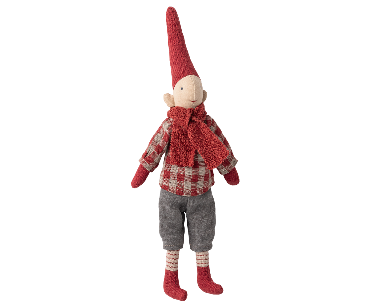 Pixy navideño talla 1 - chico camisa cuadros