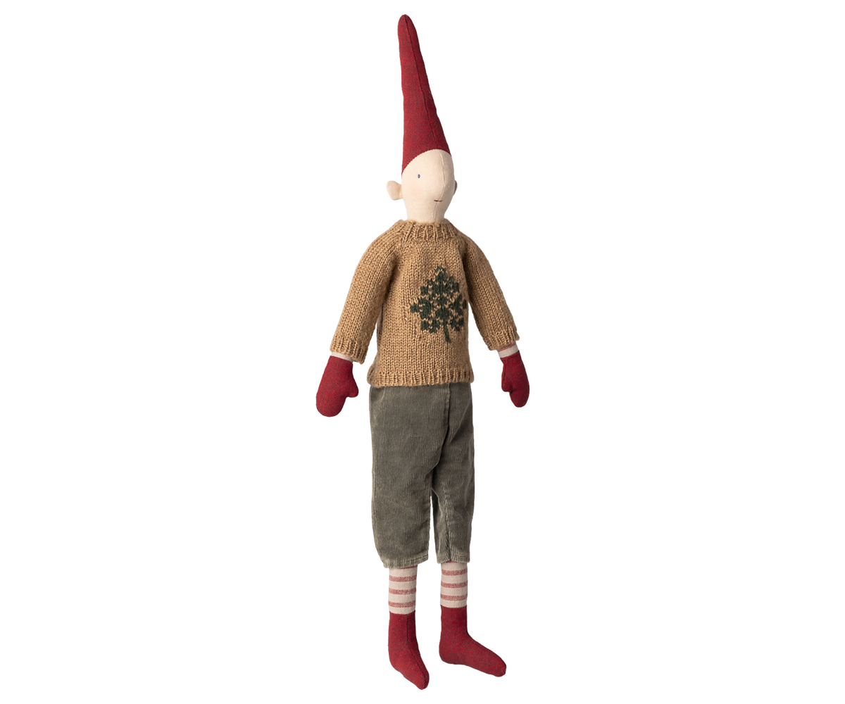 Pixy navideño talla 3 - chico suéter punto y pantalones