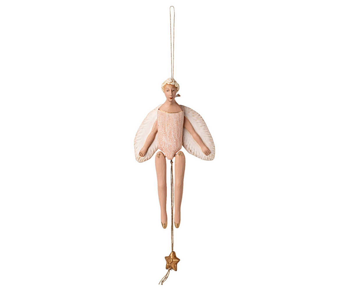 Ángel saltando a la comba - pequeño, rosa