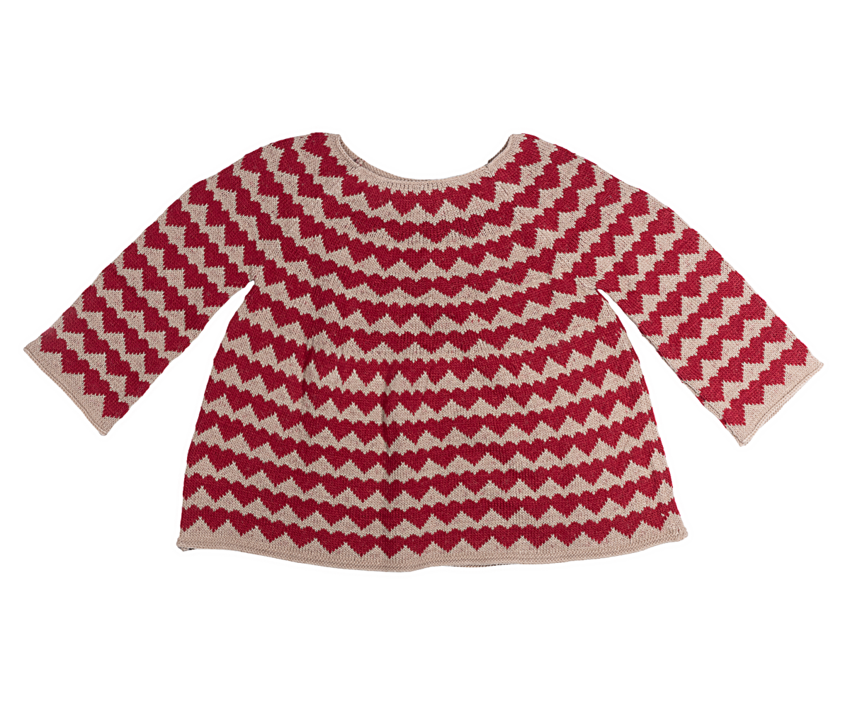 Jersey de punto corazones - talla 3-4 años