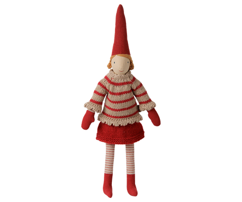 Pixy navideño talla 2 - chica jersey punto rayas
