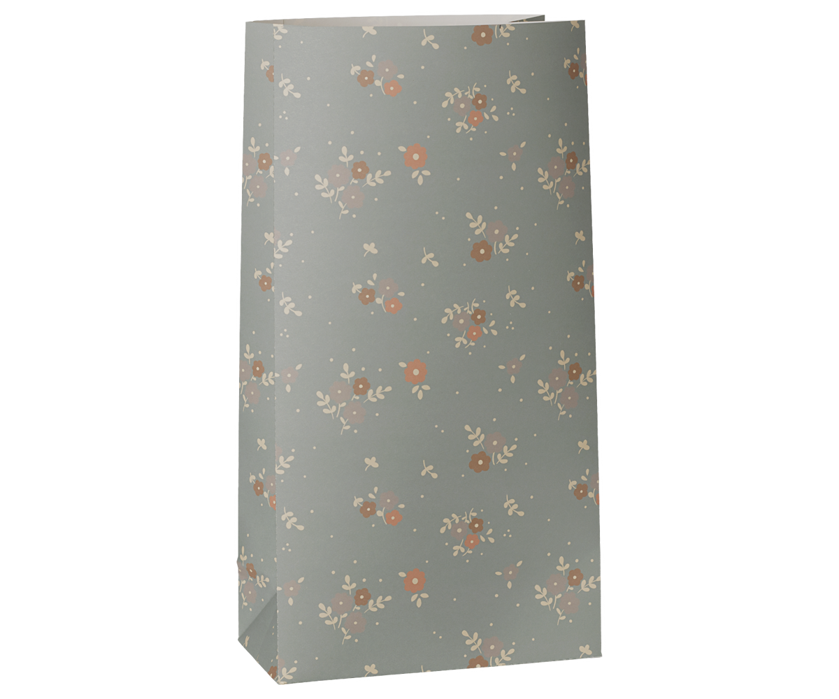 Bolsa papel michette azul/gris - Mediana