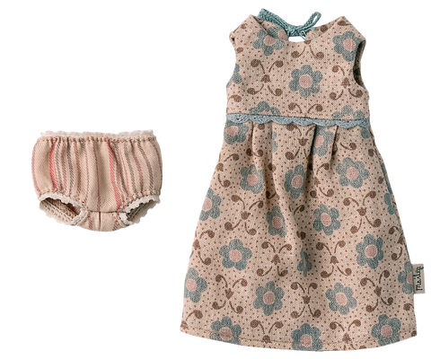 Vestido flores conejita talla 2