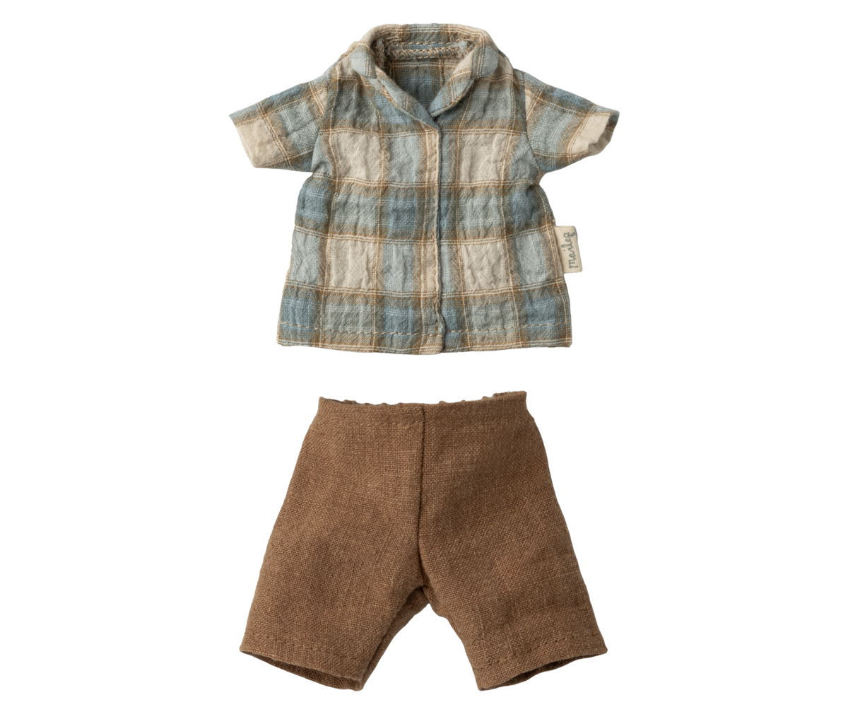 Camisa y pantalón corto conejito talla 1