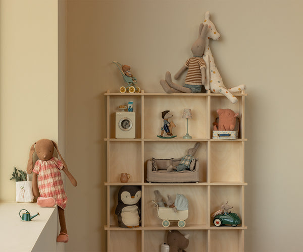 Conejita brown vestido a cuadros talla 3 - bunny 39cm