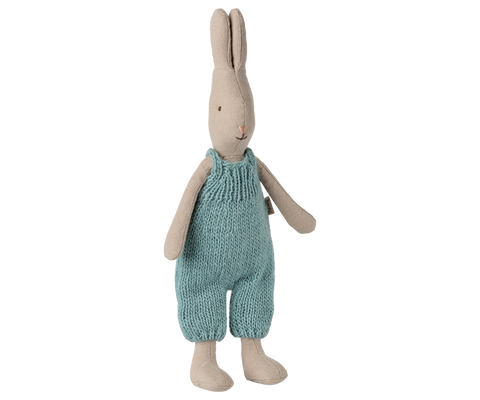 Conejito rabbit talla 1 - clásico - peto de punto azul