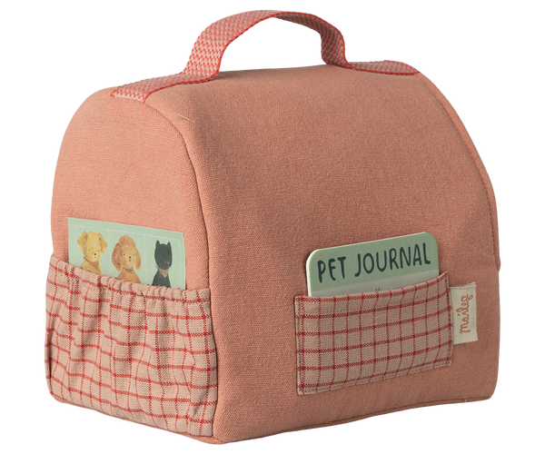 Transportín para mascotas - coral