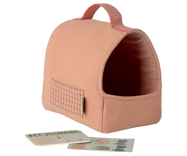 Transportín para mascotas - coral