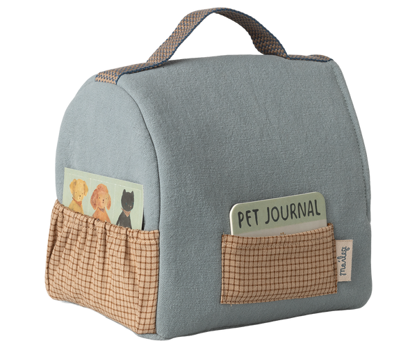 Transportín para mascotas - azul empolvado