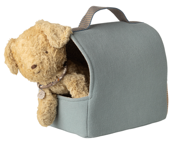 Transportín para mascotas - azul empolvado