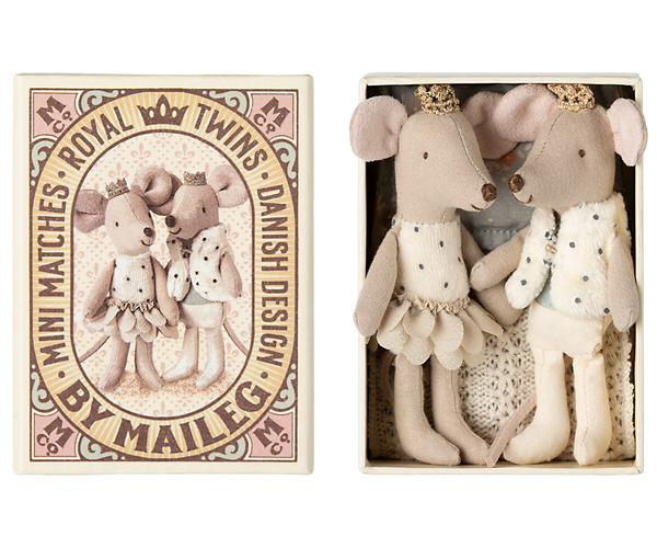 Ratoncitos mellizos reales - crema