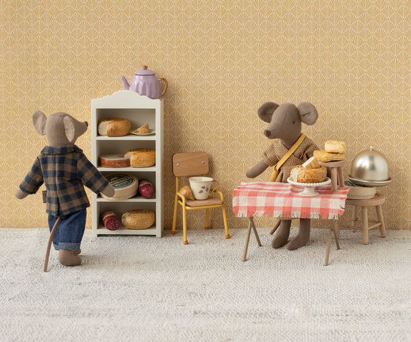 Camisa cuadros marrón y pantalones - ratoncito papá