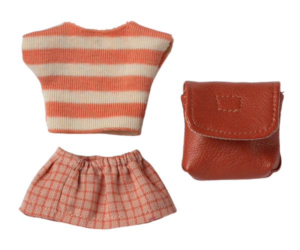 Ratoncita hermana mayor mochila - coral