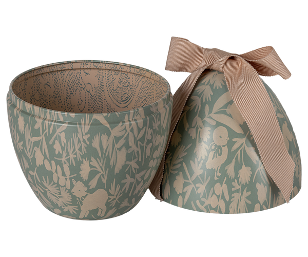 Huevo de pascua verde menta
