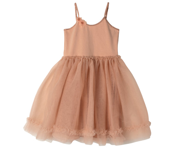 Vestido de tul para princesa 2-3 años - melón