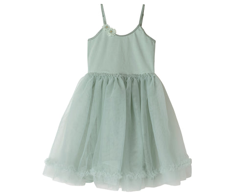 Vestido de tul para princesa 2-3 años - verde