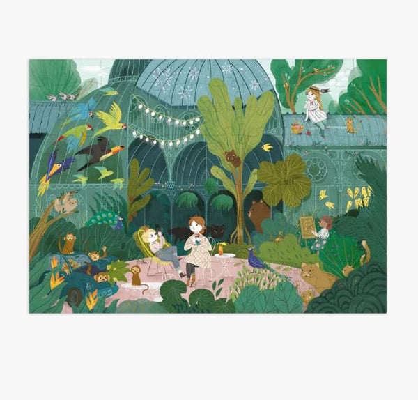 Puzzle Au jardin des plantes 100 piezas - Les Parisiennes