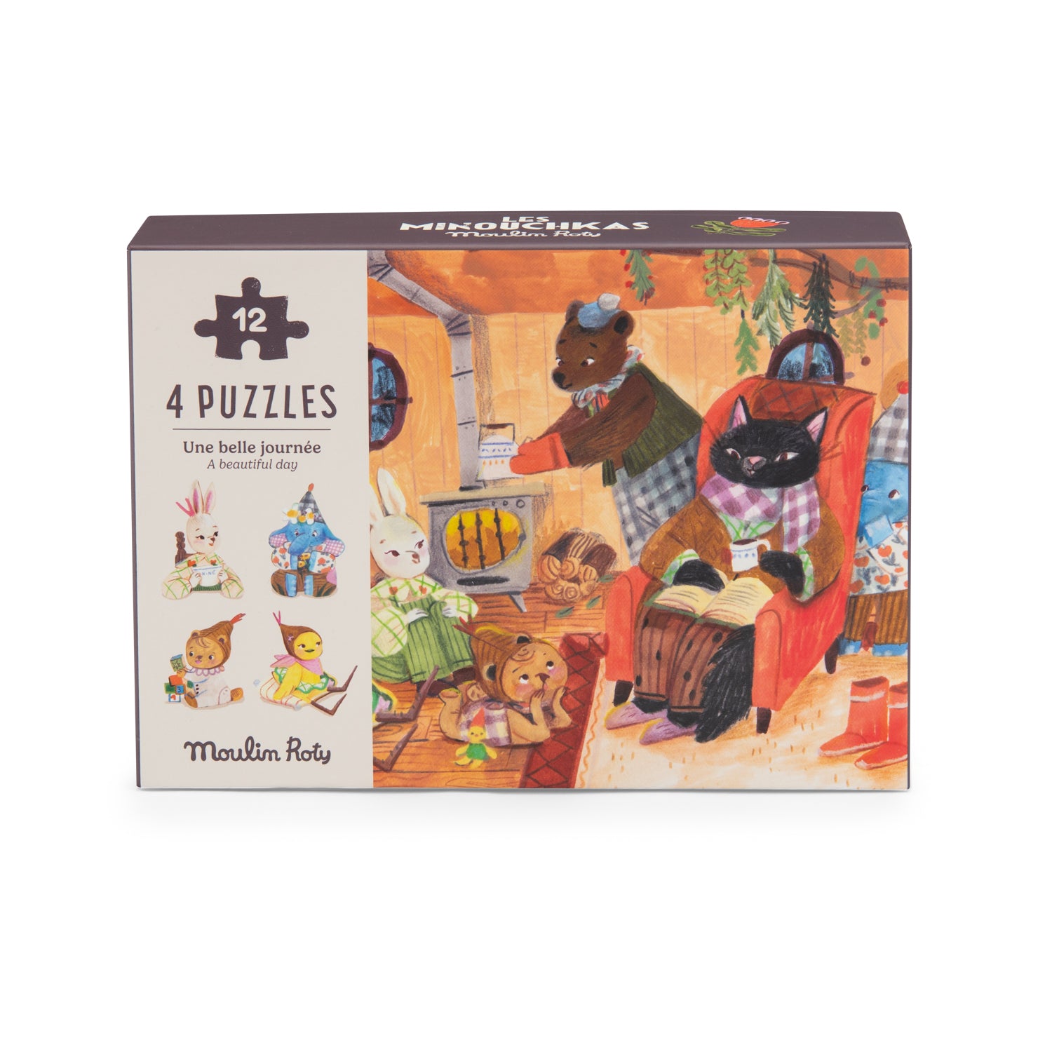 4 Mini puzzles - Minouchkas