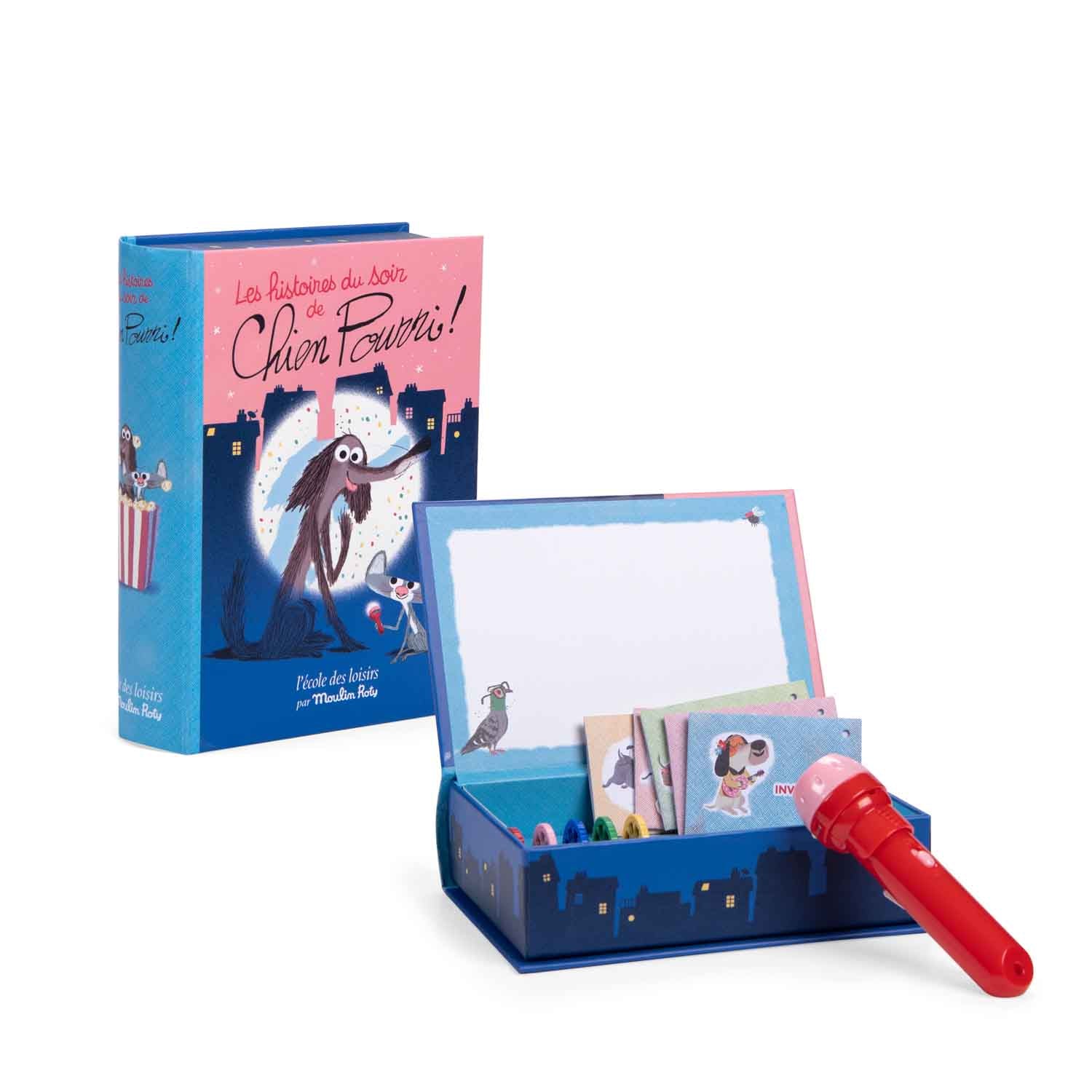 Libro proyector de historias - Perro apestoso