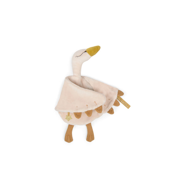 Doudou sujeta chupetes - cisne