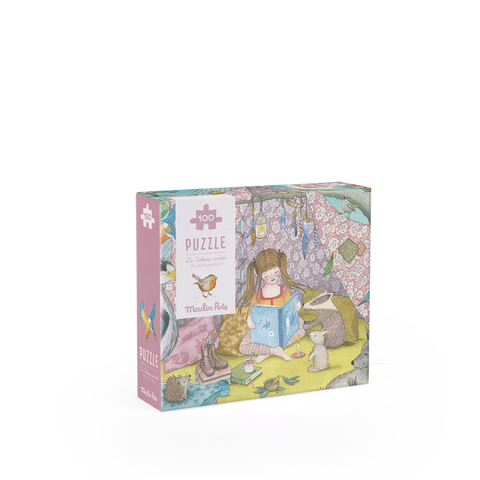 Puzzle  La cabaña secreta 100 piezas - Les Rosalies