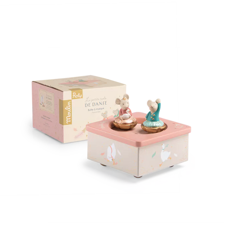 Caja de música ratoncitas bailarinas  - Pequeña Escuela de Danza