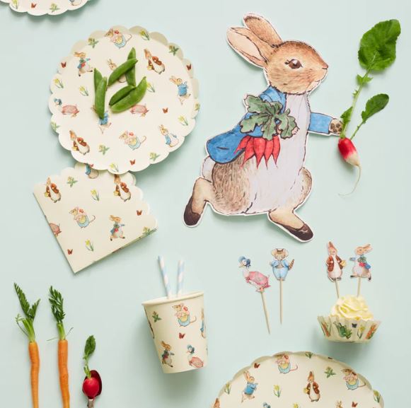 Peter Rabbit - 12 platos en forma de conejo