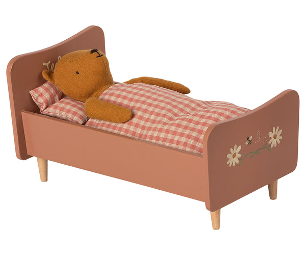 Cama de madera para mamá / papá teddy- rosa