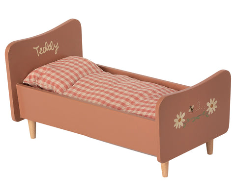 Cama de madera para mamá / papá teddy- rosa