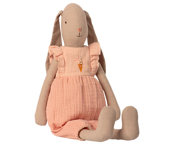 Conejita con vestido rosa talla 3 (bunny, 42cm)