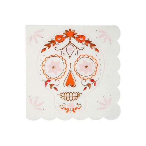 Servilletas Sugar Skull - calavera - Miss Coppelia