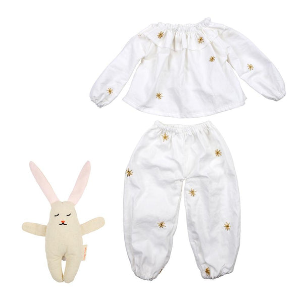 Pijama y peluche para muñeca - Miss Coppelia